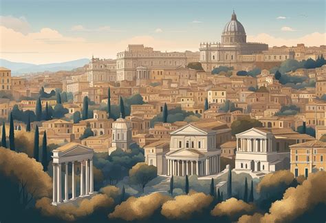 Eternal City's Peaks: The Legendary Seven Hills Of Rome.